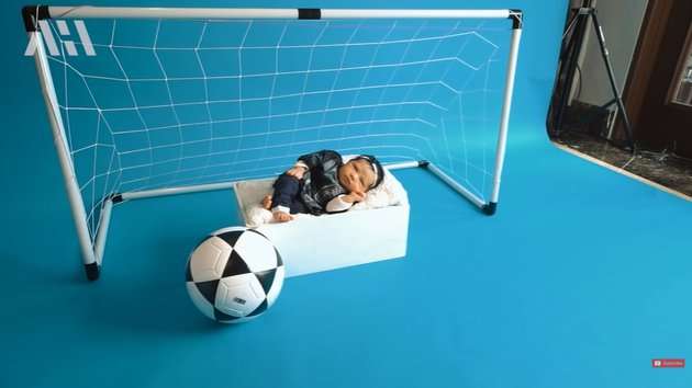 Pemotretan baby Ameena putri Aurel dan Atta Halilintar