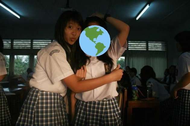 Dita Karang waktu SMA