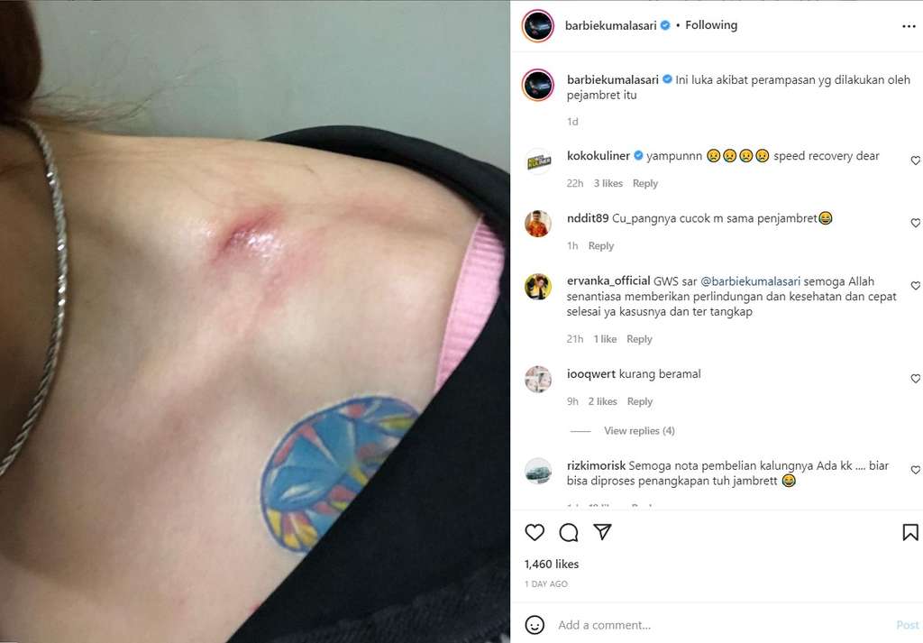 Unggahan Barbie Kumalasari