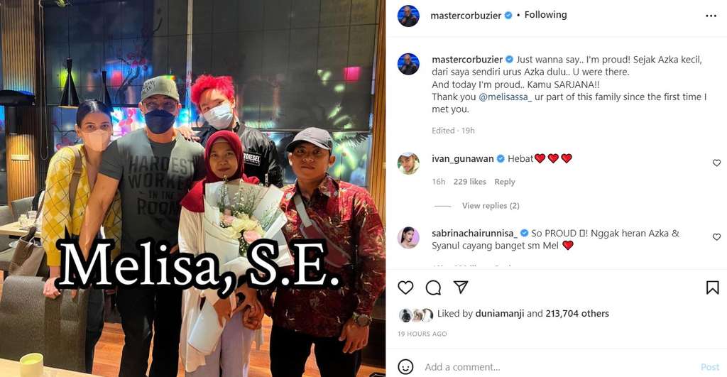 Unggahan Deddy Corbuzier