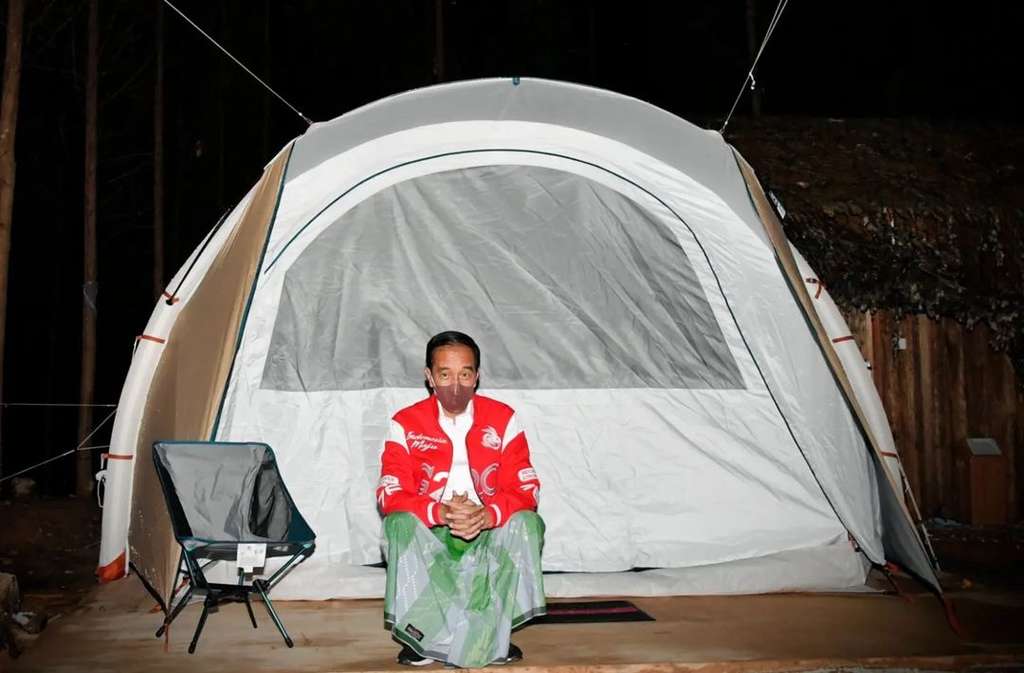 Jokowi camping di IKN