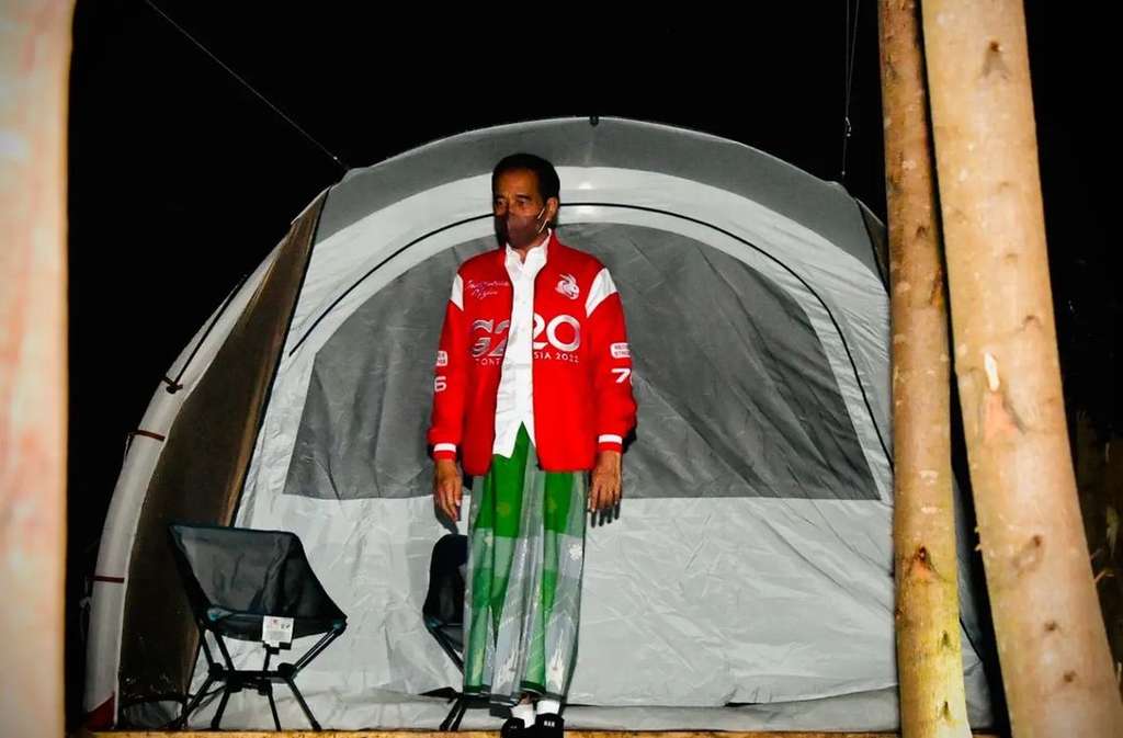 Jokowi camping di IKN