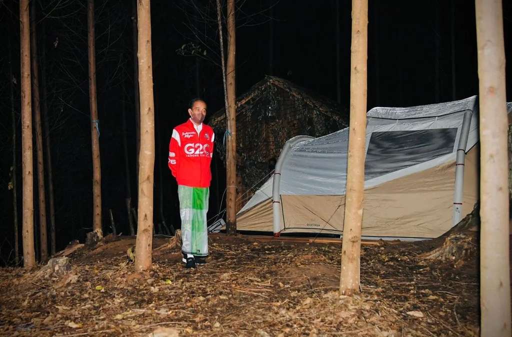 Jokowi camping di IKN