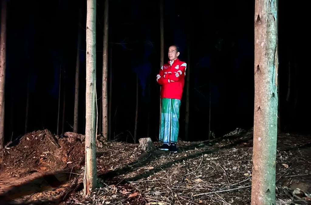 Jokowi camping di IKN