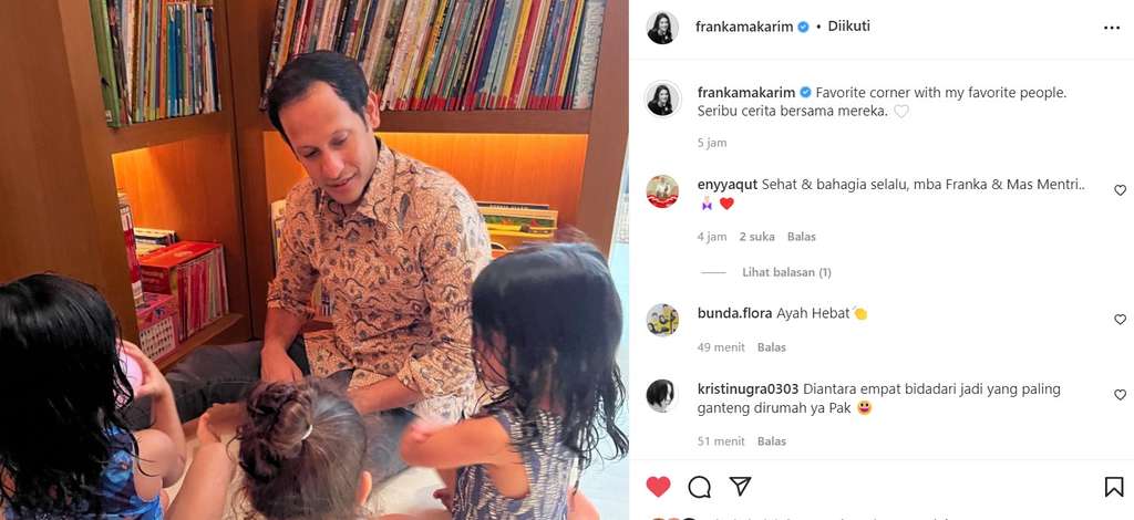 Sudut favorit Franka