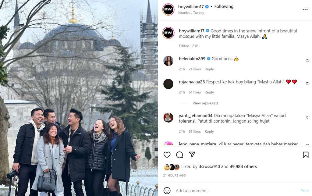 Unggahan Boy William