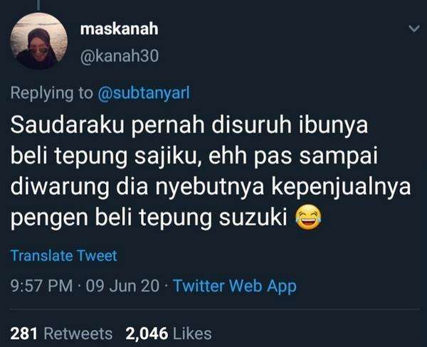 Kurang banyak minum air putih.