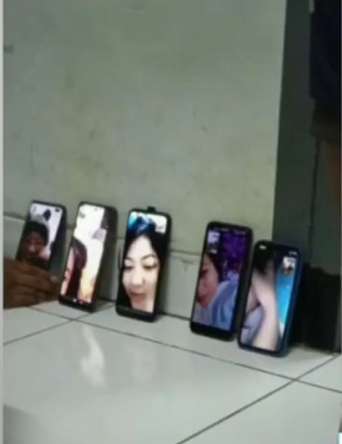 video call massal prajurit TNI