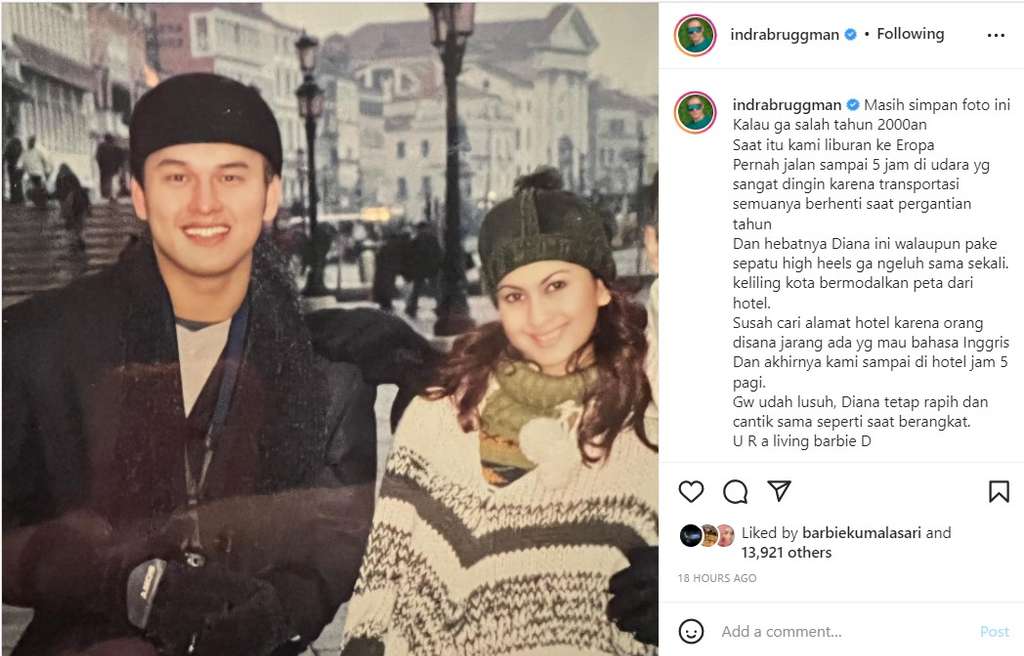 Indra Bruggman dan Diana Pungky