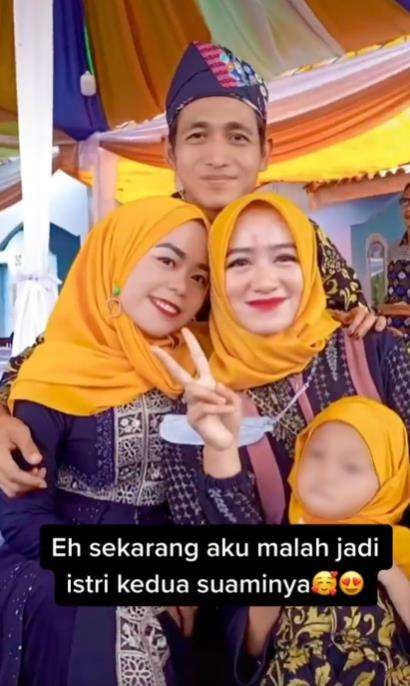 Viral sahabat kental jadi istri kedua suami.