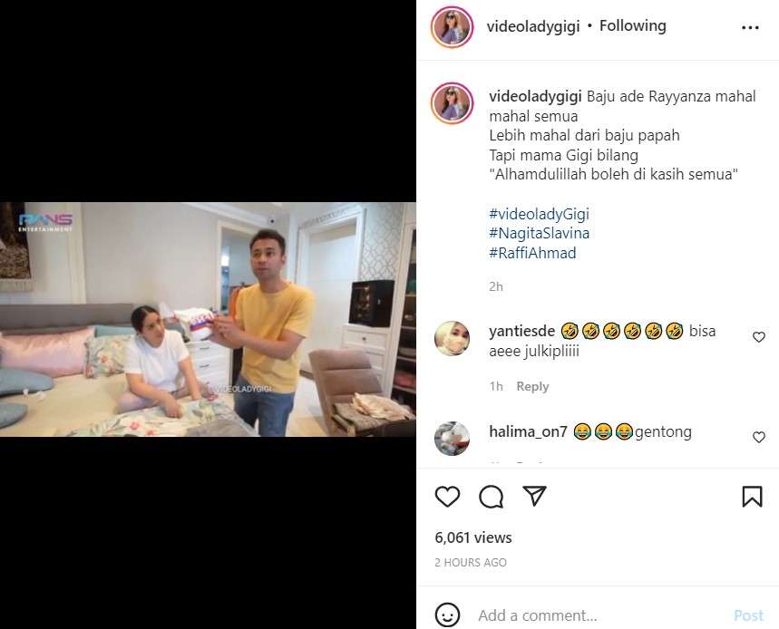 Raffi Ahmad dan Nagita Slavina