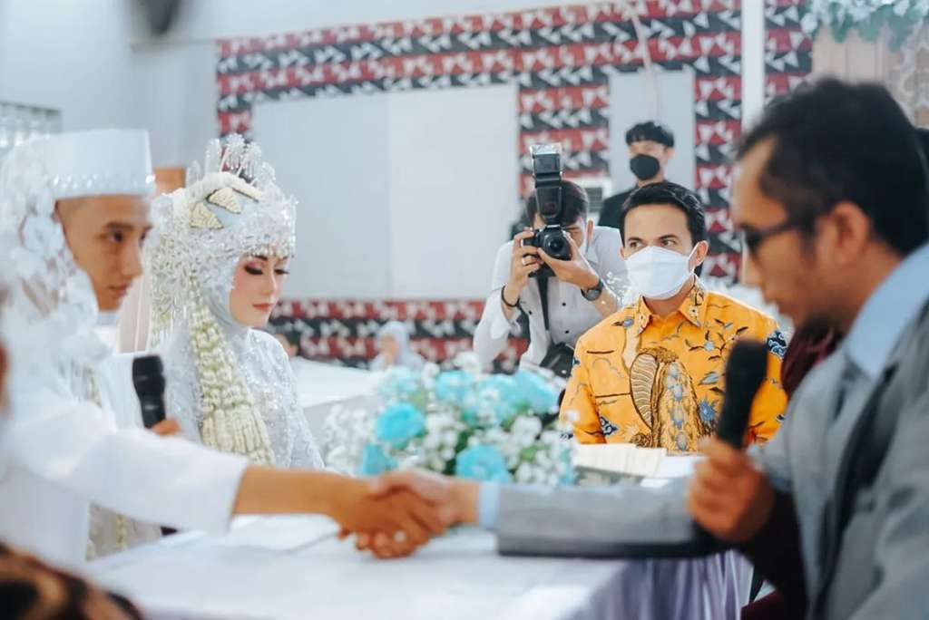 Sahrul Gunakan jadi saksi Nikah