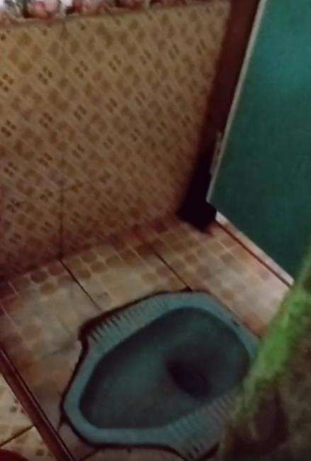 Kamar mandi dengan toilet anti-mainstream.