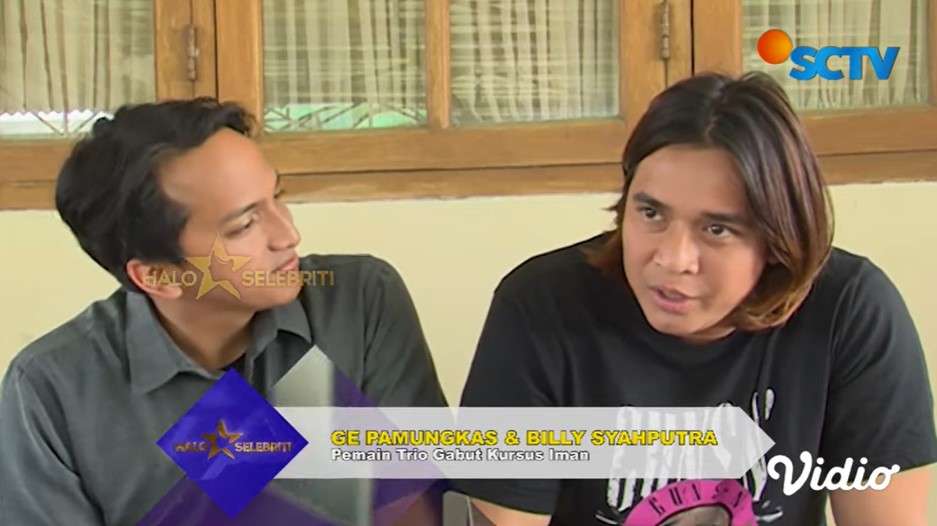 Billy Syahputra dan Ge Pamungkas pemain Tio Gabut