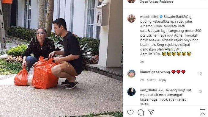 Mpok Atiek dan Raffi Ahmad