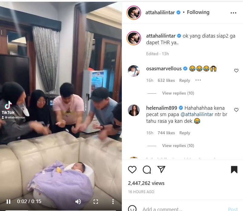 Karyawan Atta jahili baby Ameena