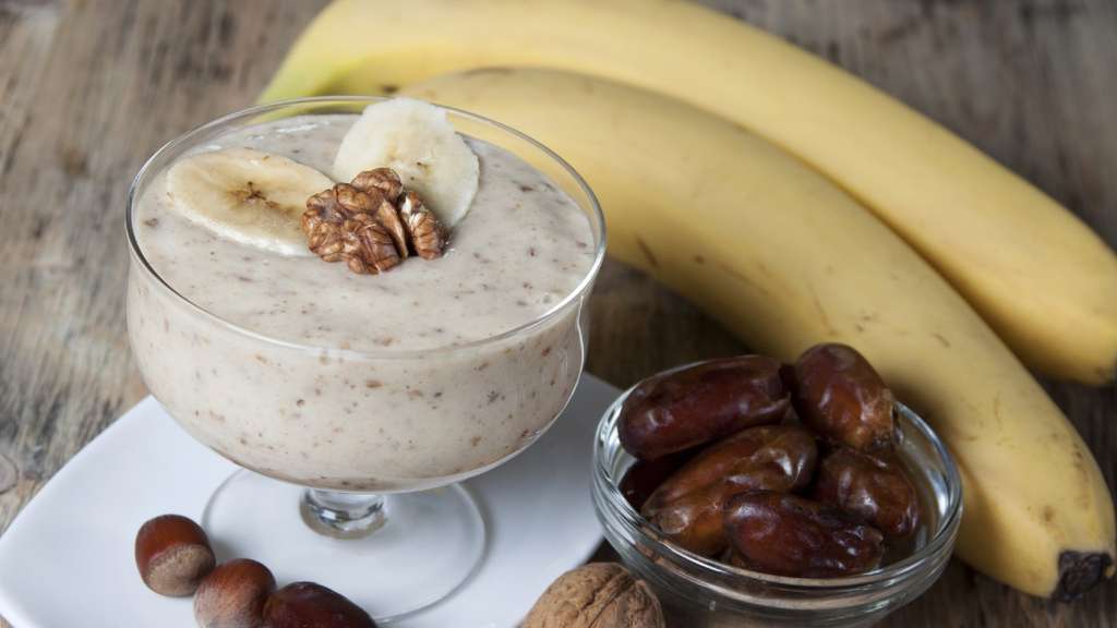 Ilustrasi jus kurma pisang