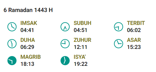 Jadwal Buka Puasa Jambi