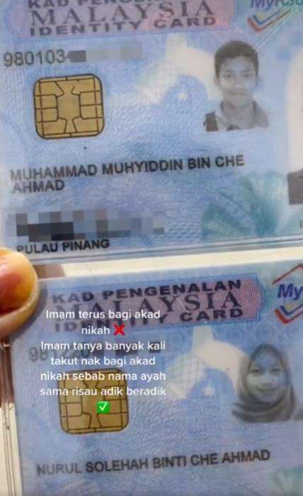 Pasangan pengantin nyaris gagal menikah.