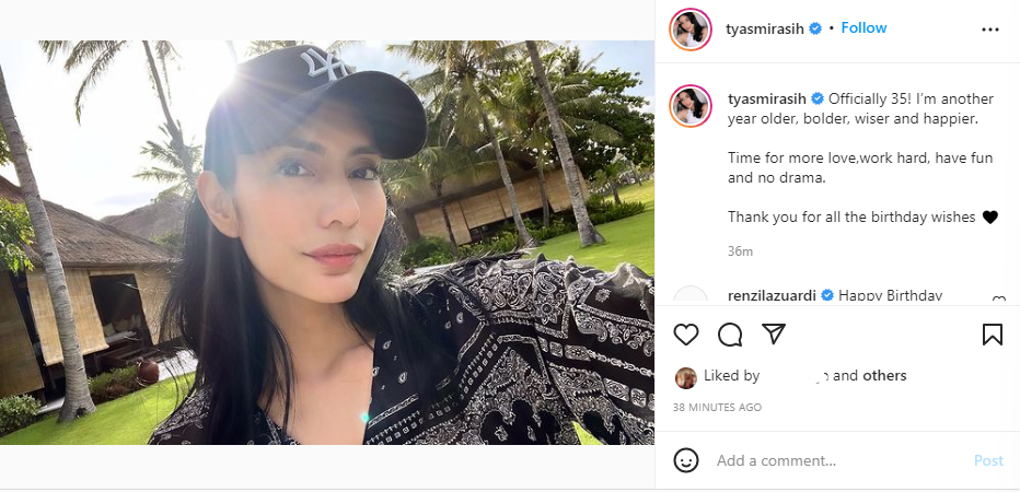 Instagram @tyasmirasih