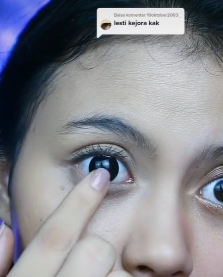 TikTokers Buat Makeup Mirip Lesti Kejora