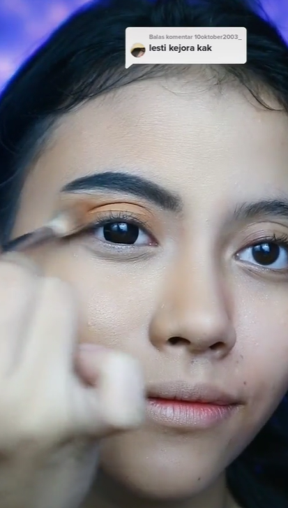 TikTokers Buat Makeup Mirip Lesti Kejora
