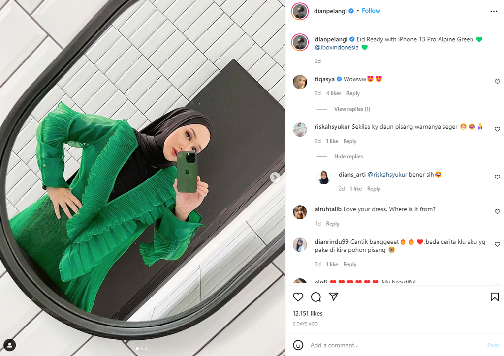 Instagram @dianpelangi
