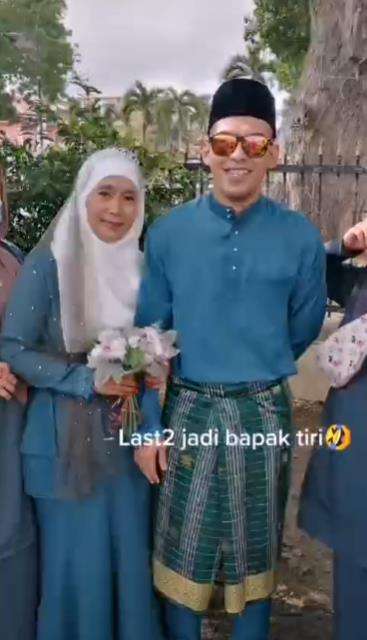 Dulu abang angkat, sekrang jadi ayah tiri.