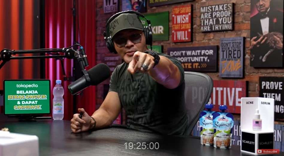 Deddy Corbuzier marah ke Raffi Ahmad