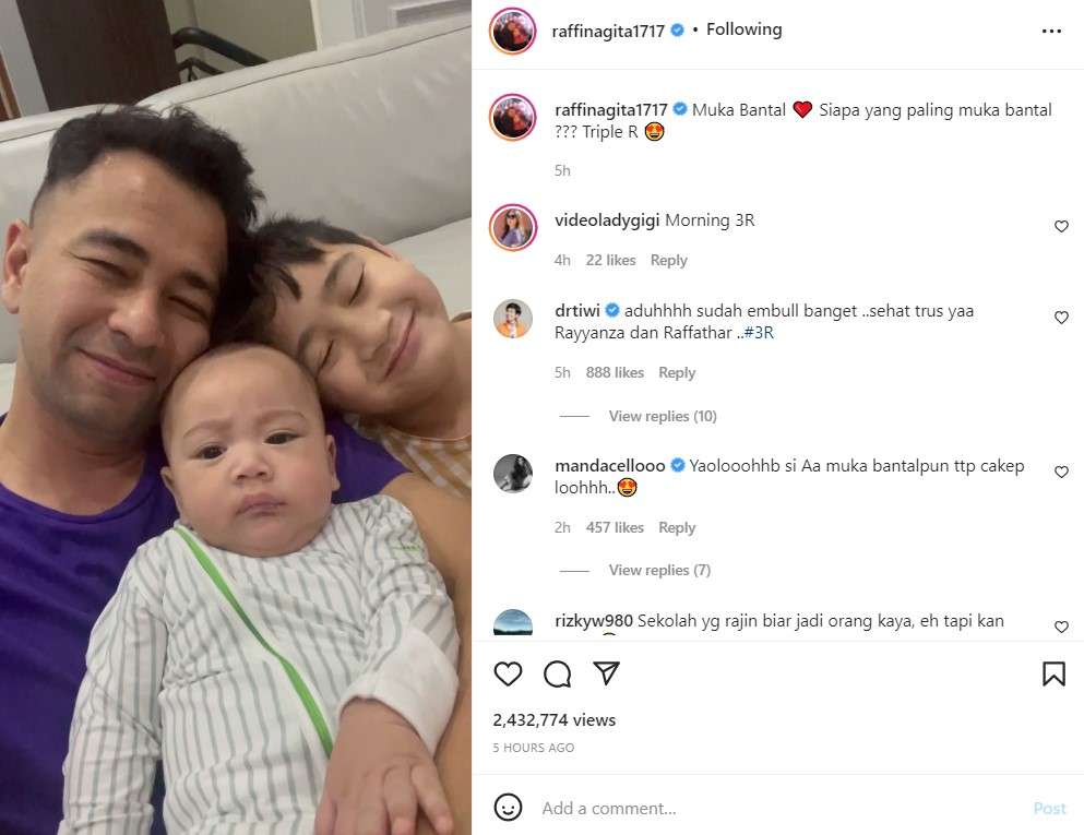 Unggahan Raffi Ahmad