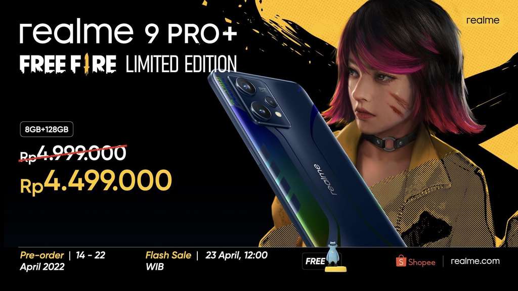 Realme 9 Pro+ Free Fire