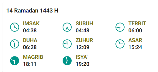 Jadwal Imsak Jambi