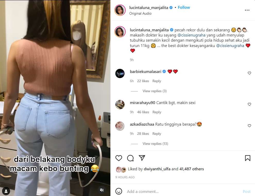 Unggahan Lucinta Luna Unggahan Lucinta Luna