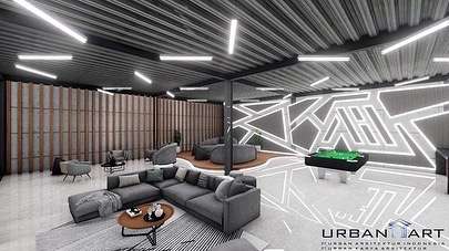 Desain kantor baru Atta Halilintar