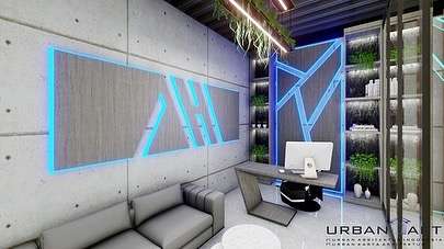Desain kantor baru Atta Halilintar