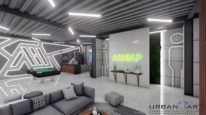 Desain kantor baru Atta Halilintar