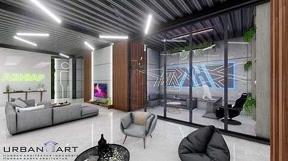 Desain kantor baru Atta Halilintar