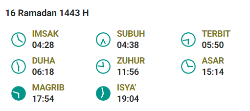 Jadwal Imsak Jakarta