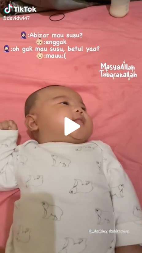 Bayi 3 bulan bisa bicara