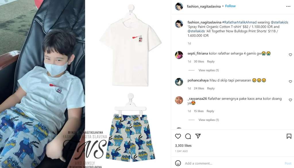 Outfit Rafathar Malik Ahmad