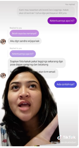 Pelecehan seksual berkedok endorse