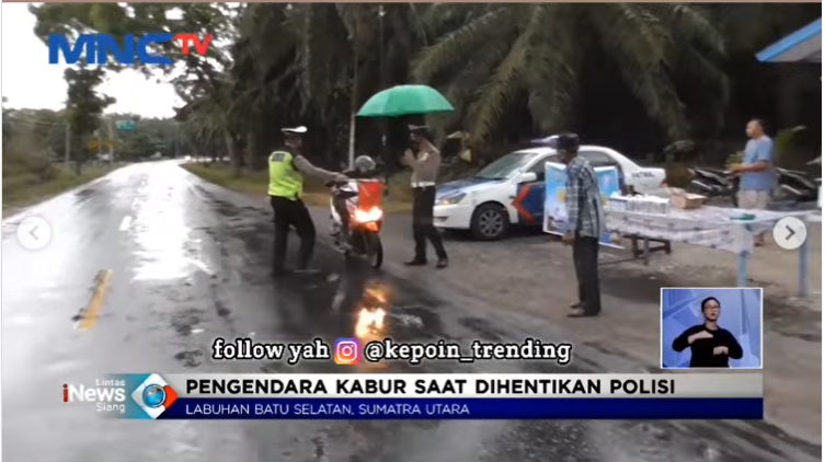 polantas bagi-bagi takjil