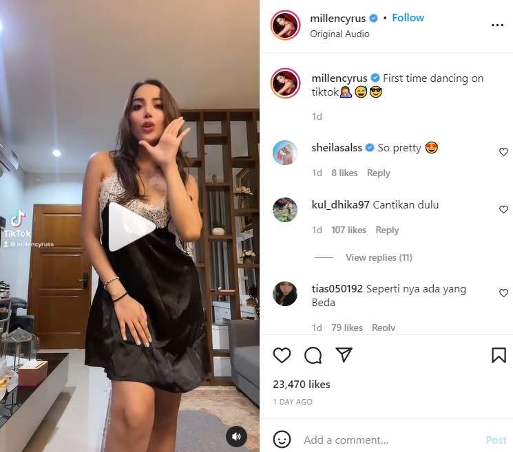Penampilan terbaru Millen