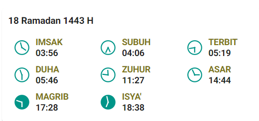 Jadwal Buka Palangkaraya