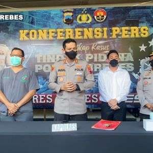 Konferensi pers Polres Brebes Konferensi pers Polres Brebes
