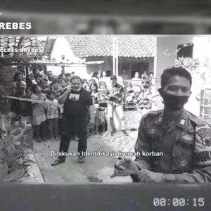 Olah TKP pembunuhan anak di Brebes Olah TKP pembunuhan anak di Brebes