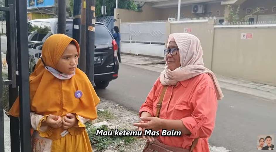 Si Ibu minta bantuan ke Baim Wong