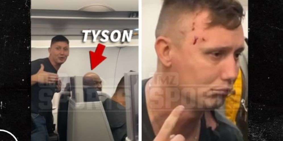 Mike Tyson tinju penumpang di pesawat