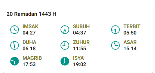 Jadwal Buka Jakarta