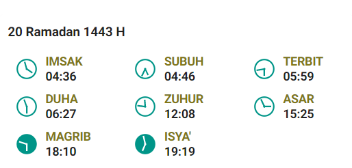 Jadwal Buka Jambi